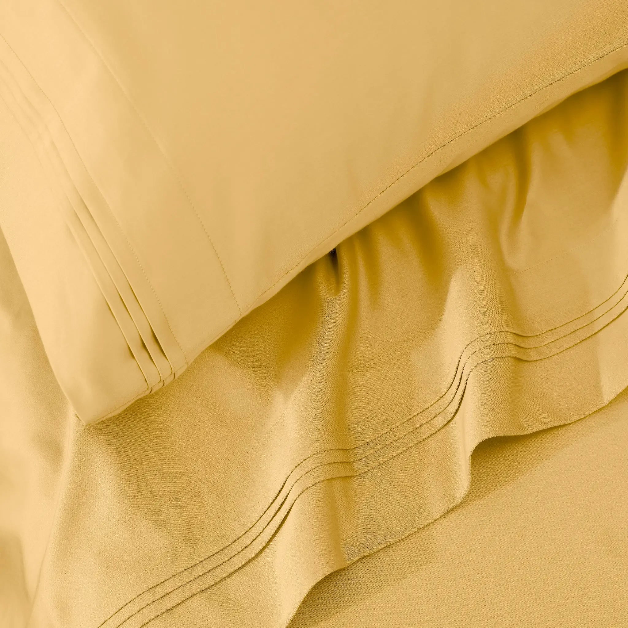 100% Egyptian Cotton 650 Thread Count Solid Pillowcase Set - Egyptian Cotton Pillowcases by Superior Brand