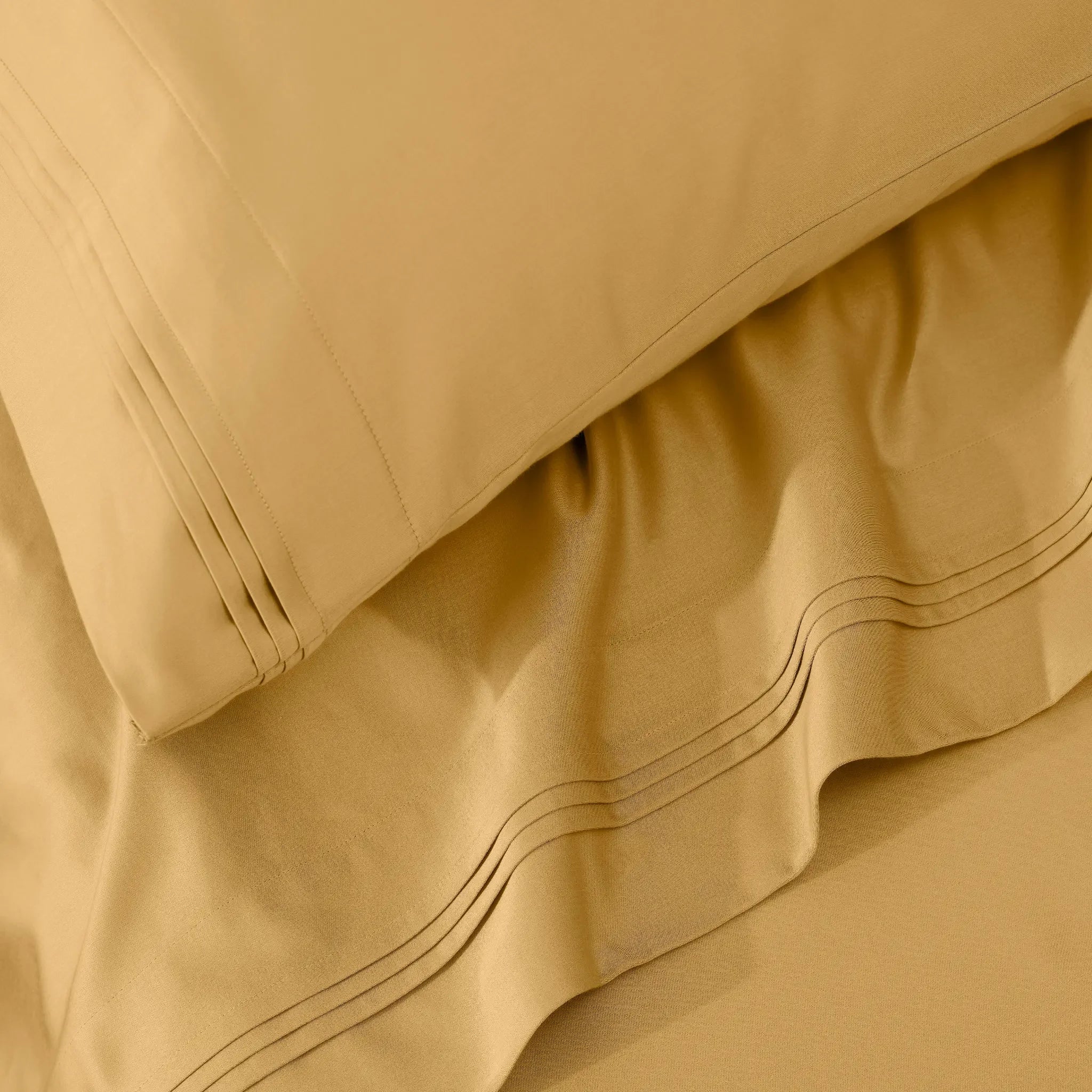 100% Egyptian Cotton 650 Thread Count Solid Pillowcase Set - Egyptian Cotton Pillowcases by Superior Brand