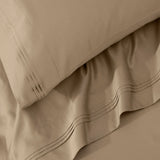 100% Egyptian Cotton 650 Thread Count Solid Pillowcase Set - Egyptian Cotton Pillowcases by Superior Brand