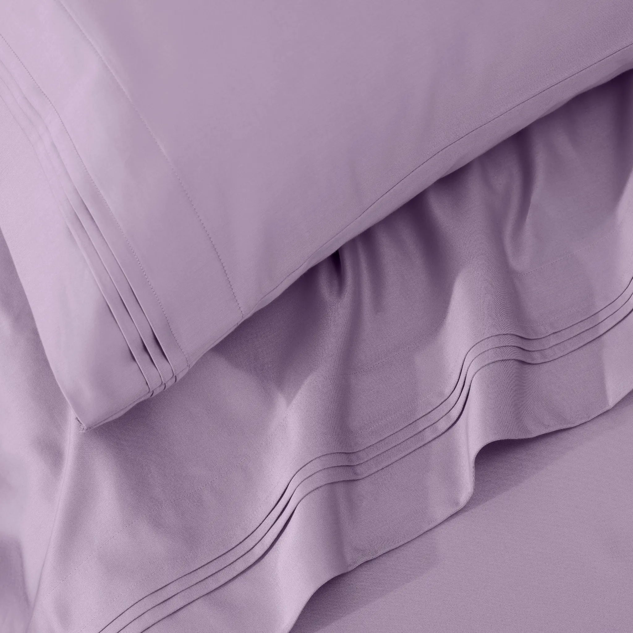 100% Egyptian Cotton 650 Thread Count Solid Pillowcase Set - Egyptian Cotton Pillowcases by Superior Brand