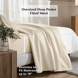 650 Thread Count Egyptian Cotton Bed Sheets - Sateen Weave - Egyptian Cotton Sheet Set by Superior Brand