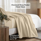 650 Thread Count Egyptian Cotton Bed Sheets - Sateen Weave - Egyptian Cotton Sheet Set by Superior Brand