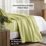 650 Thread Count Egyptian Cotton Bed Sheets - Sateen Weave - Egyptian Cotton Sheet Set by Superior Brand