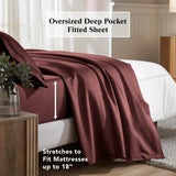 650 Thread Count Egyptian Cotton Bed Sheets - Sateen Weave - Egyptian Cotton Sheet Set by Superior Brand