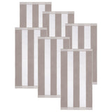 Cabana Stripe Oversized Cotton Beach Towel Set of 2, 4, or 6 Piece - Beach Towel by Superior Brand