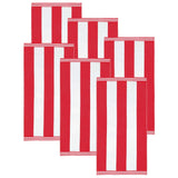 Cabana Stripe Oversized Cotton Beach Towel Set of 2, 4, or 6 Piece - Beach Towel by Superior Brand