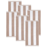 Cabana Stripe Oversized Cotton Beach Towel Set of 2, 4, or 6 Piece - Beach Towel by Superior Brand