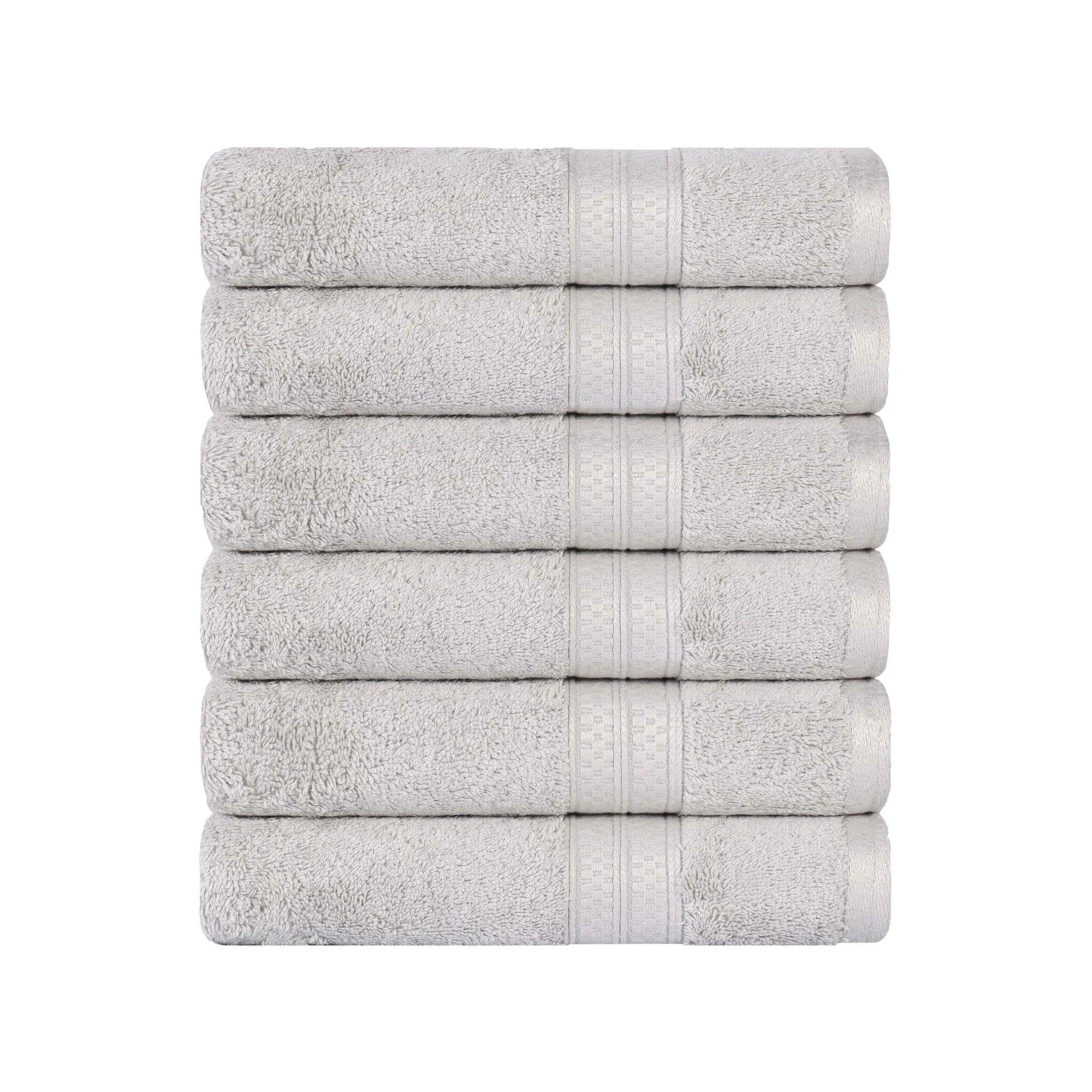 Rayon from Bamboo Ultra-Plush Heavyweight 6 Piece Hand Towel Set - Hand Towel Set by Superior Brand