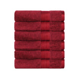 Rayon from Bamboo Ultra-Plush Heavyweight 6 Piece Hand Towel Set - Hand Towel Set by Superior Brand