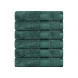 Rayon from Bamboo Ultra-Plush Heavyweight 6 Piece Hand Towel Set - Hand Towel Set by Superior Brand