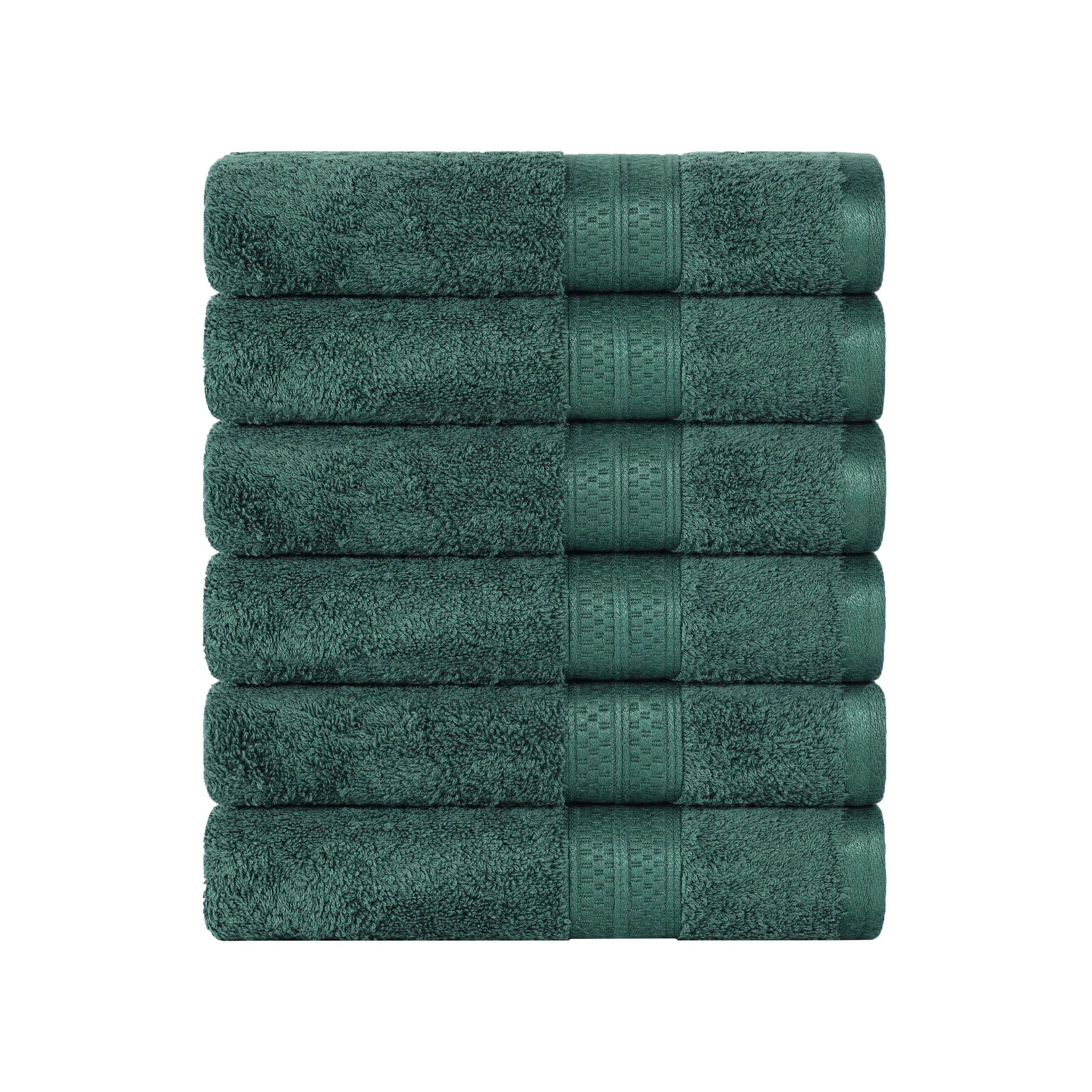 Rayon from Bamboo Ultra-Plush Heavyweight 6 Piece Hand Towel Set - Hand Towel Set by Superior Brand
