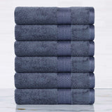 Rayon from Bamboo Ultra-Plush Heavyweight 6 Piece Hand Towel Set - Hand Towel Set by Superior Brand