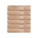 Rayon from Bamboo Ultra-Plush Heavyweight 6 Piece Hand Towel Set - Hand Towel Set by Superior Brand