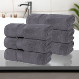 Zero Twist Cotton Solid Ultra-Soft Absorbent Hand Towel Set of 6 - Hand Towel by Superior Brand