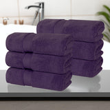 Zero Twist Cotton Solid Ultra-Soft Absorbent Hand Towel Set of 6 - Hand Towel by Superior Brand
