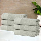 Cotton Waffle Border Hand Towel Set 6-Piece - Honeycomb - Hand Towel by Superior Brand