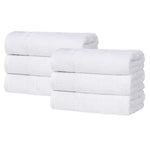 Cotton Waffle Border Hand Towel Set 6-Piece - Honeycomb - Hand Towel by Superior Brand