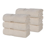 Zero Twist Cotton Solid Ultra-Soft Absorbent Hand Towel Set of 6 - Hand Towel by Superior Brand