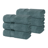 Zero Twist Cotton Solid Ultra-Soft Absorbent Hand Towel Set of 6 - Hand Towel by Superior Brand
