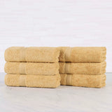 Oregon Organic Cotton Medium Weight Solid Hand Towel, Set of 6 - Hand Towel by Superior Brand