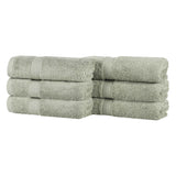 Oregon Organic Cotton Medium Weight Solid Hand Towel, Set of 6 - Hand Towel by Superior Brand