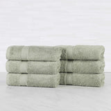 Oregon Organic Cotton Medium Weight Solid Hand Towel, Set of 6 - Hand Towel by Superior Brand