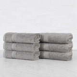Oregon Organic Cotton Medium Weight Solid Hand Towel, Set of 6 - Hand Towel by Superior Brand