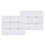 Napa Zero Twist Cotton Solid Waffle Honeycomb Hand Towel Set of 6 - Towel Set by Superior Brand