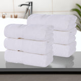 Zero Twist Cotton Solid Ultra-Soft Absorbent Hand Towel Set of 6 - Hand Towel by Superior Brand