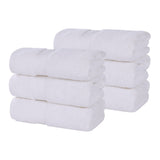 Zero Twist Cotton Solid Ultra-Soft Absorbent Hand Towel Set of 6 - Hand Towel by Superior Brand