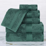 Rayon from Bamboo Ultra-Plush Heavyweight Assorted 6 Piece Towel Set - Towel Set by Superior Brand