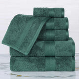 Rayon from Bamboo Ultra-Plush Heavyweight Assorted 6 Piece Towel Set - Towel Set by Superior Brand