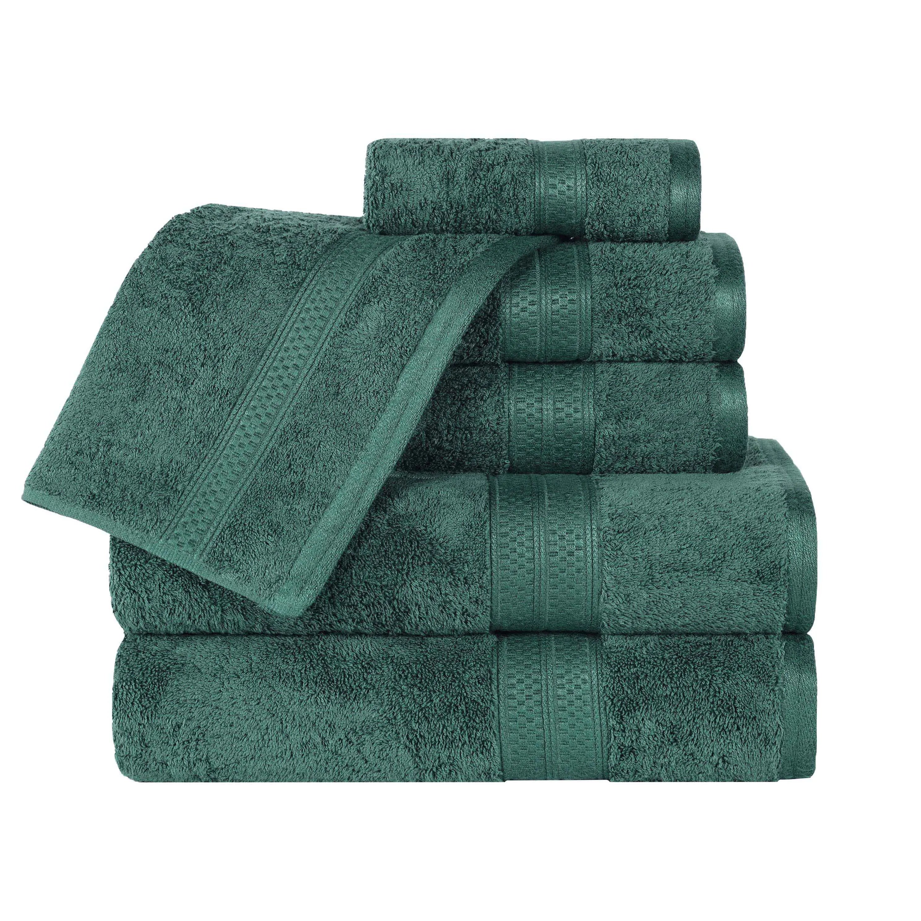 Rayon from Bamboo Ultra-Plush Heavyweight Assorted 6 Piece Towel Set - Towel Set by Superior Brand