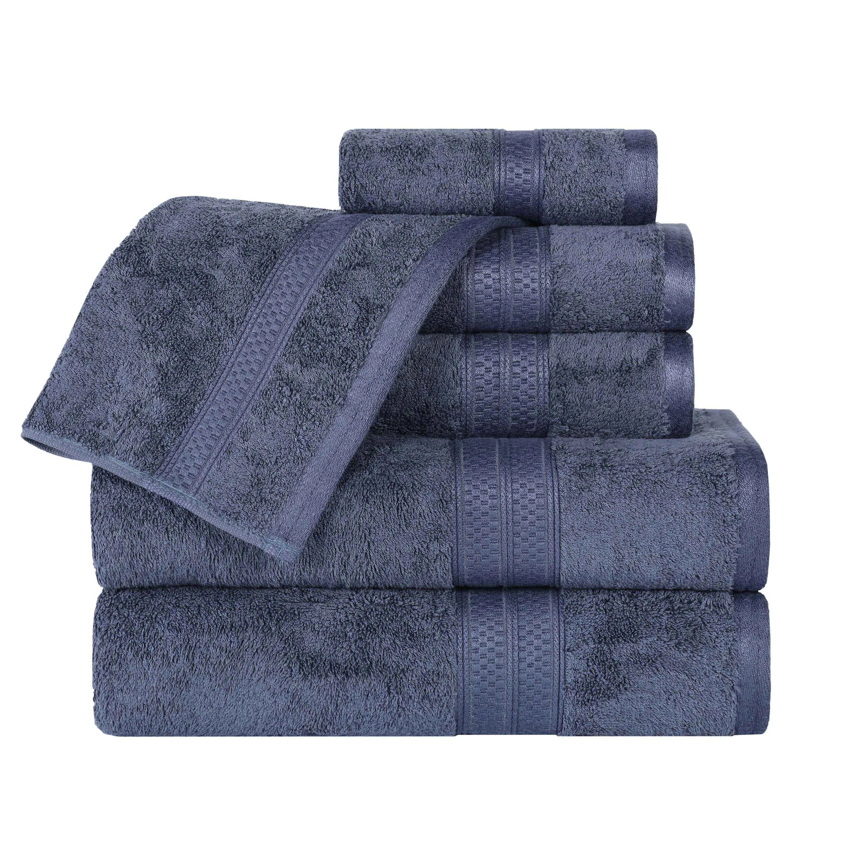 Rayon from Bamboo Ultra-Plush Heavyweight Assorted 6 Piece Towel Set - Towel Set by Superior Brand