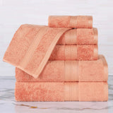 Rayon from Bamboo Ultra-Plush Heavyweight Assorted 6 Piece Towel Set - Towel Set by Superior Brand