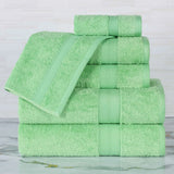Rayon from Bamboo Ultra-Plush Heavyweight Assorted 6 Piece Towel Set - Towel Set by Superior Brand