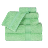 Rayon from Bamboo Ultra-Plush Heavyweight Assorted 6 Piece Towel Set - Towel Set by Superior Brand