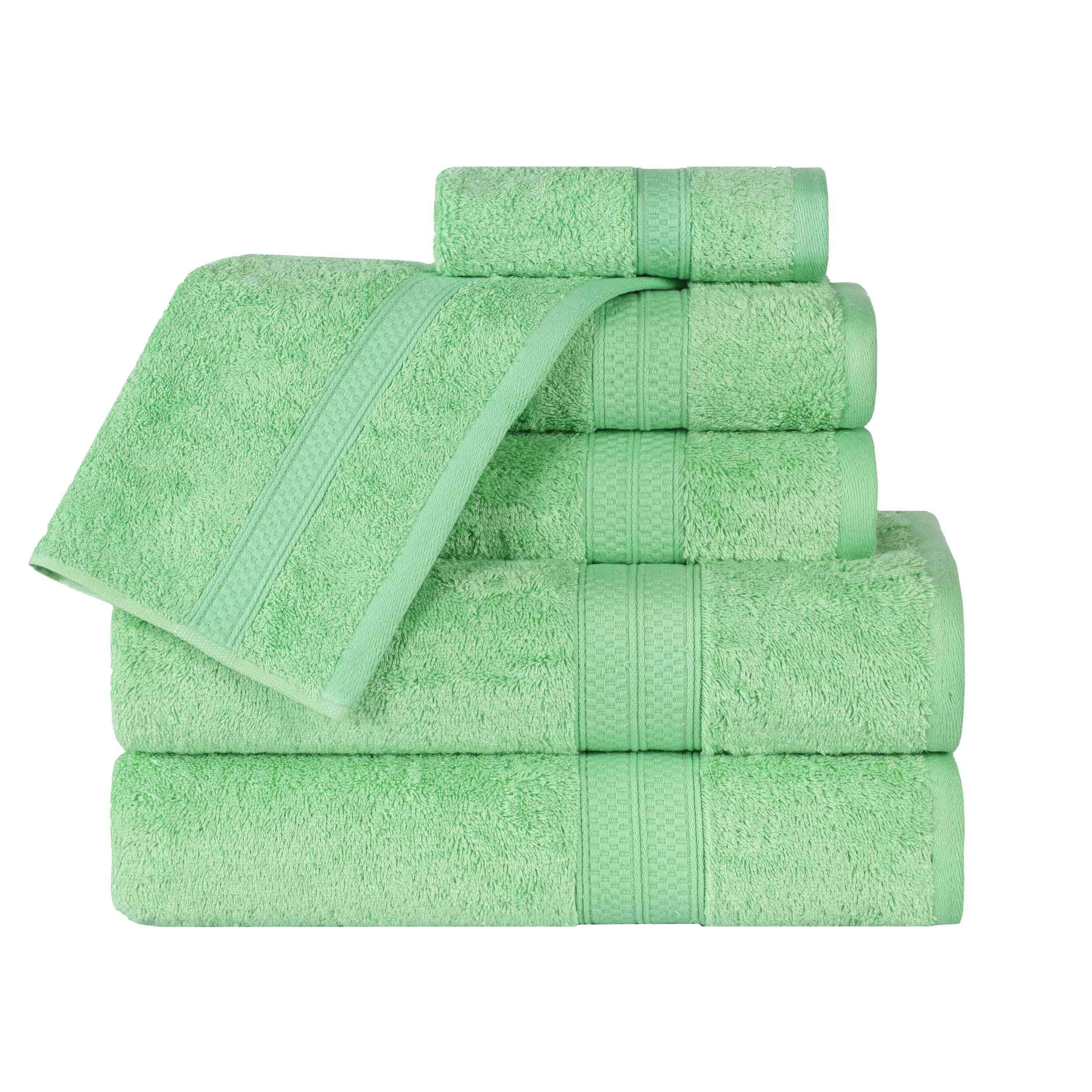 Rayon from Bamboo Ultra-Plush Heavyweight Assorted 6 Piece Towel Set - Towel Set by Superior Brand