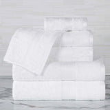 Rayon from Bamboo Ultra-Plush Heavyweight Assorted 6 Piece Towel Set - Towel Set by Superior Brand
