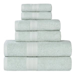 Eco-Friendly Ring-Spun Cotton 6-Piece Towel Set - Towel Set by Superior Brand