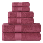 Eco-Friendly Ring-Spun Cotton 6-Piece Towel Set - Towel Set by Superior Brand