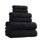 Egyptian Cotton Heritage Plush Towel Set 6 Piece - Egyptian Cotton Towel Set by Superior Brand