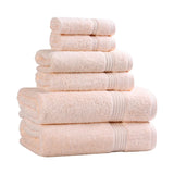 Egyptian Cotton Heritage Plush Towel Set 6 Piece - Egyptian Cotton Towel Set by Superior Brand