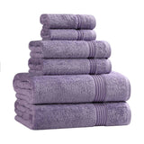 Egyptian Cotton Heritage Plush Towel Set 6 Piece - Egyptian Cotton Towel Set by Superior Brand
