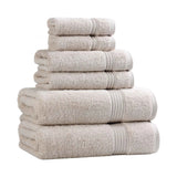 Egyptian Cotton Heritage Plush Towel Set 6 Piece - Egyptian Cotton Towel Set by Superior Brand