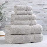 Egyptian Cotton Heritage Plush Towel Set 6 Piece - Egyptian Cotton Towel Set by Superior Brand