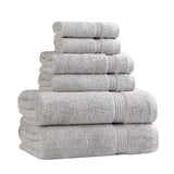 Egyptian Cotton Heritage Plush Towel Set 6 Piece - Egyptian Cotton Towel Set by Superior Brand
