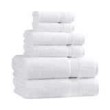 Egyptian Cotton Heritage Plush Towel Set 6 Piece - Egyptian Cotton Towel Set by Superior Brand