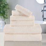 Rayon from Bamboo Eco-Friendly Fluffy Soft Solid 6 Piece Towel Set - Towel Set by Superior Brand