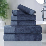 Rayon from Bamboo Eco-Friendly Fluffy Soft Solid 6 Piece Towel Set - Towel Set by Superior Brand